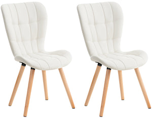 Set van 2 eetkamerstoelen Elda