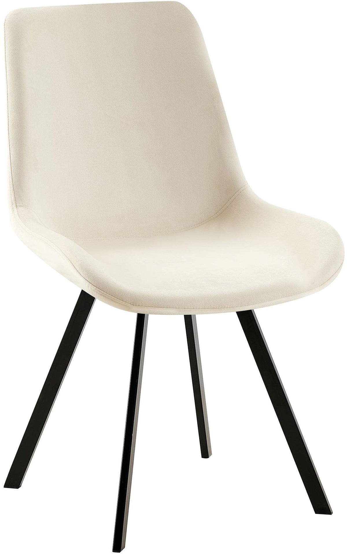 Eetkamerstoel Lewes met fluwelen bekleding