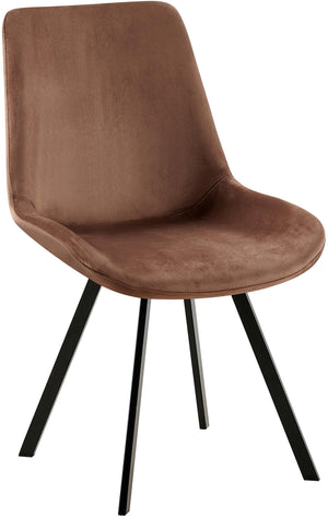 Eetkamerstoel Lewes met fluwelen bekleding