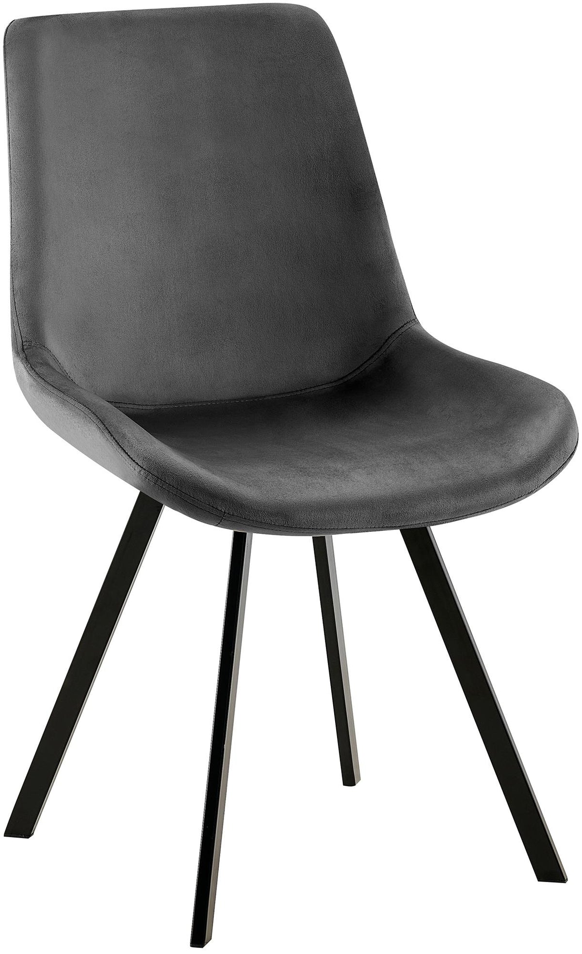 Eetkamerstoel Lewes met fluwelen bekleding