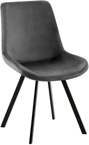 Eetkamerstoel Lewes met fluwelen bekleding