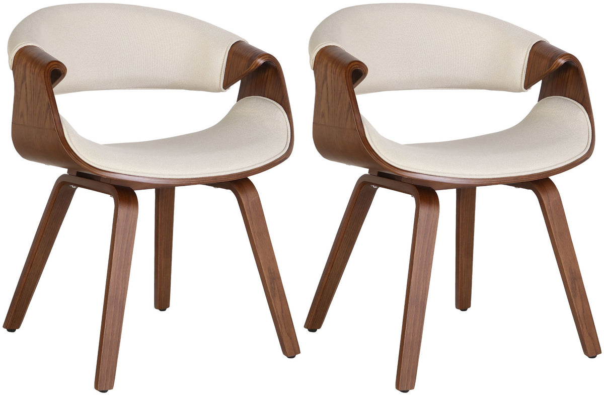 Set van 2 eetkamerstoelen Foley