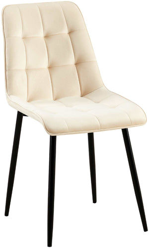 Eetkamerstoel Gifford met fluwelen bekleding