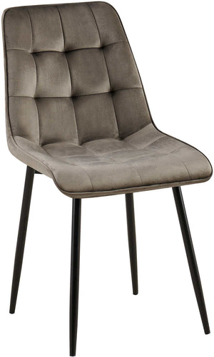 Eetkamerstoel Gifford met fluwelen bekleding