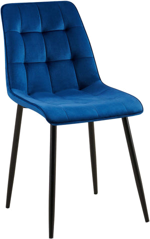 Eetkamerstoel Gifford met fluwelen bekleding