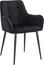 Eetkamerstoel Ferndale met fluwelen bekleding