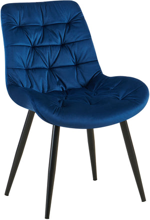 Eetkamerstoel Rossford met fluwelen bekleding