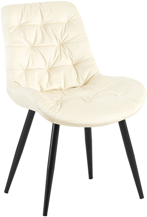 Eetkamerstoel Rossford met fluwelen bekleding