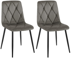 Set van 2 eetkamerstoelen Clairton