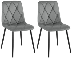 Set van 2 eetkamerstoelen Clairton