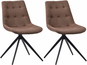 Set van 2 eetkamerstoelen Merna