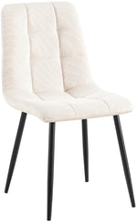 Eetkamerstoel Antibes met ribfluwelen bekleding