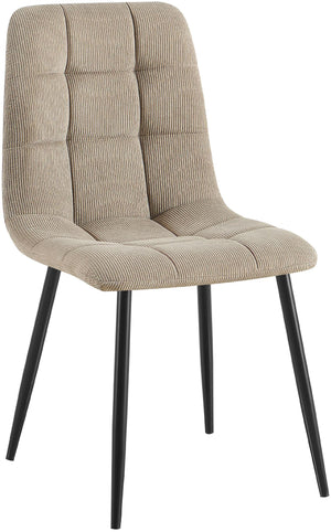 Eetkamerstoel Antibes met ribfluwelen bekleding