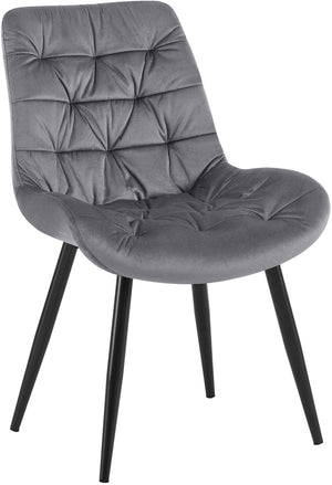 Eetkamerstoel Rossford met fluwelen bekleding