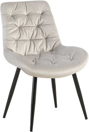 Eetkamerstoel Rossford met fluwelen bekleding