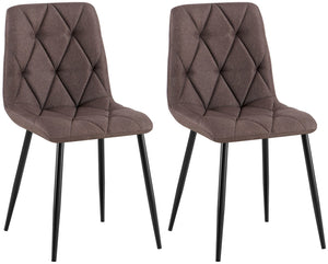Set van 2 eetkamerstoelen Clairton