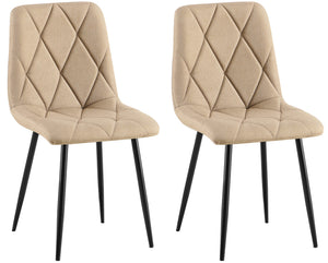 Set van 2 eetkamerstoelen Clairton