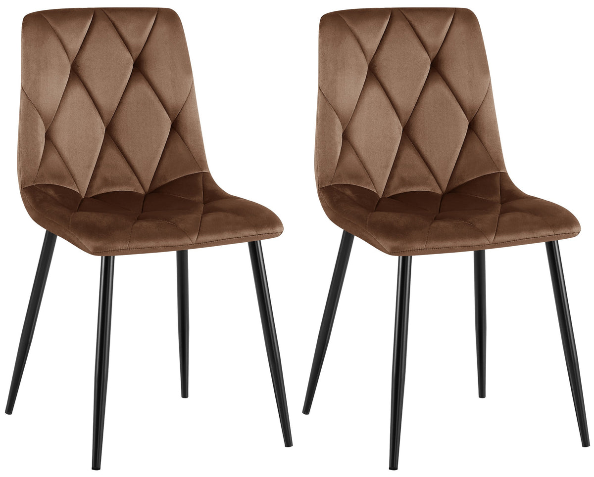Set van 2 eetkamerstoelen Clairton