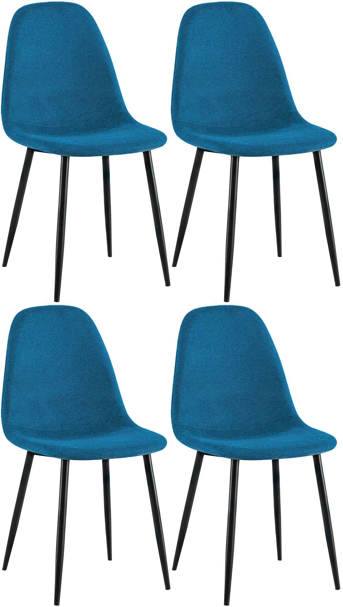 Set van 4 eetkamerstoelen Napier