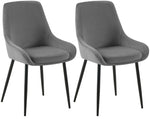 Set van 2 eetkamerstoelen Elmira