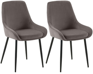 Set van 2 eetkamerstoelen Elmira