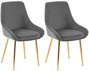 Set van 2 eetkamerstoelen Elmira