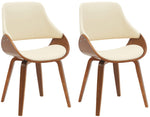 Set van 2 eetkamerstoelen Vangale