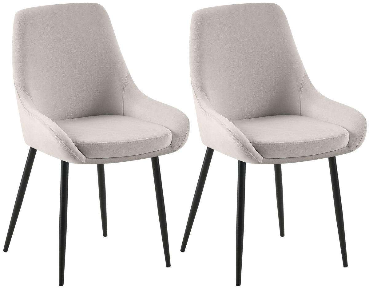 Set van 2 eetkamerstoelen Elmira