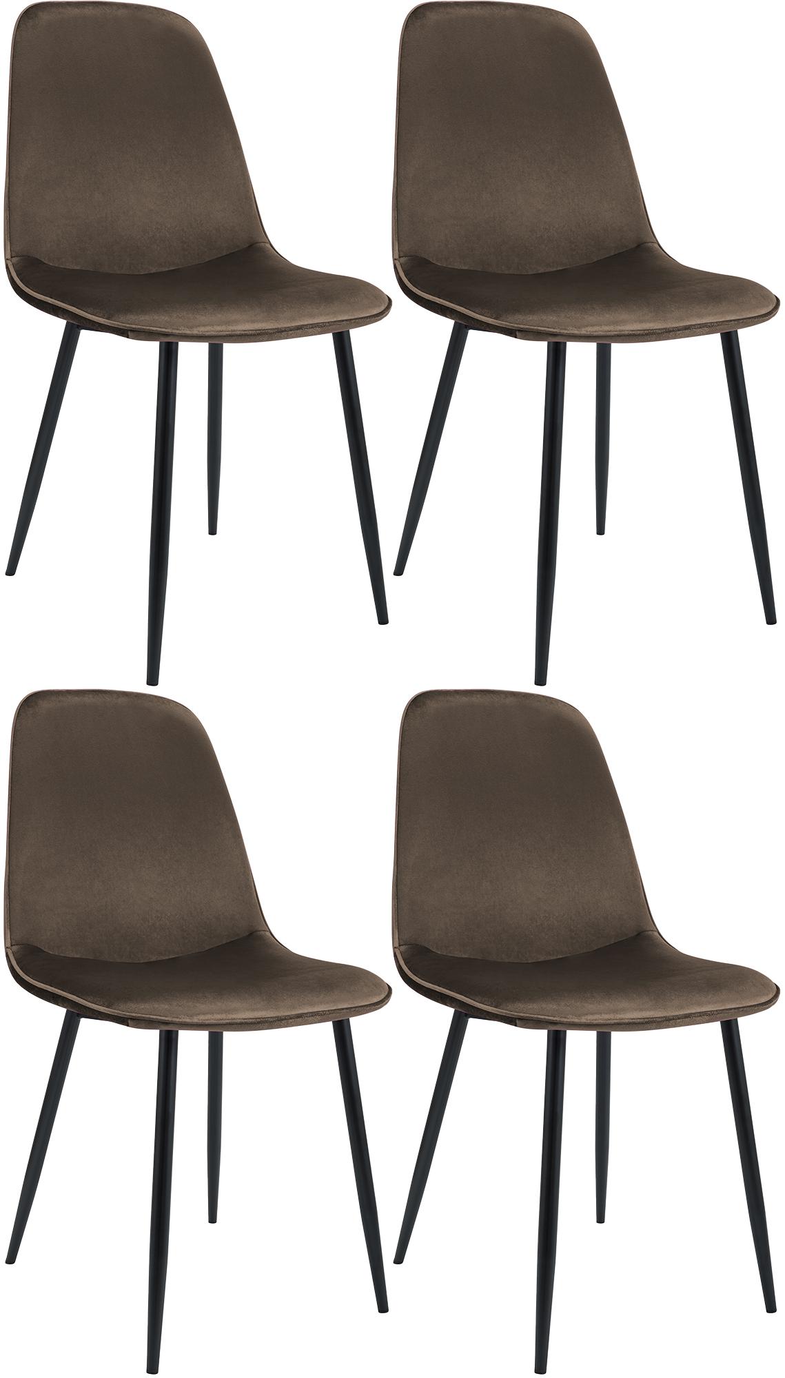 Set van 4 eetkamerstoelen Maryam
