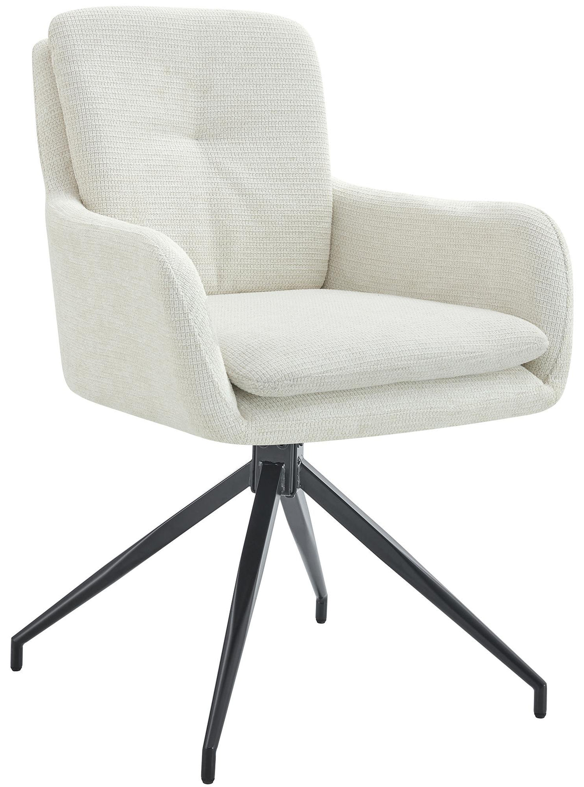 Eetkamerstoel Pickett met stoffen bekleding