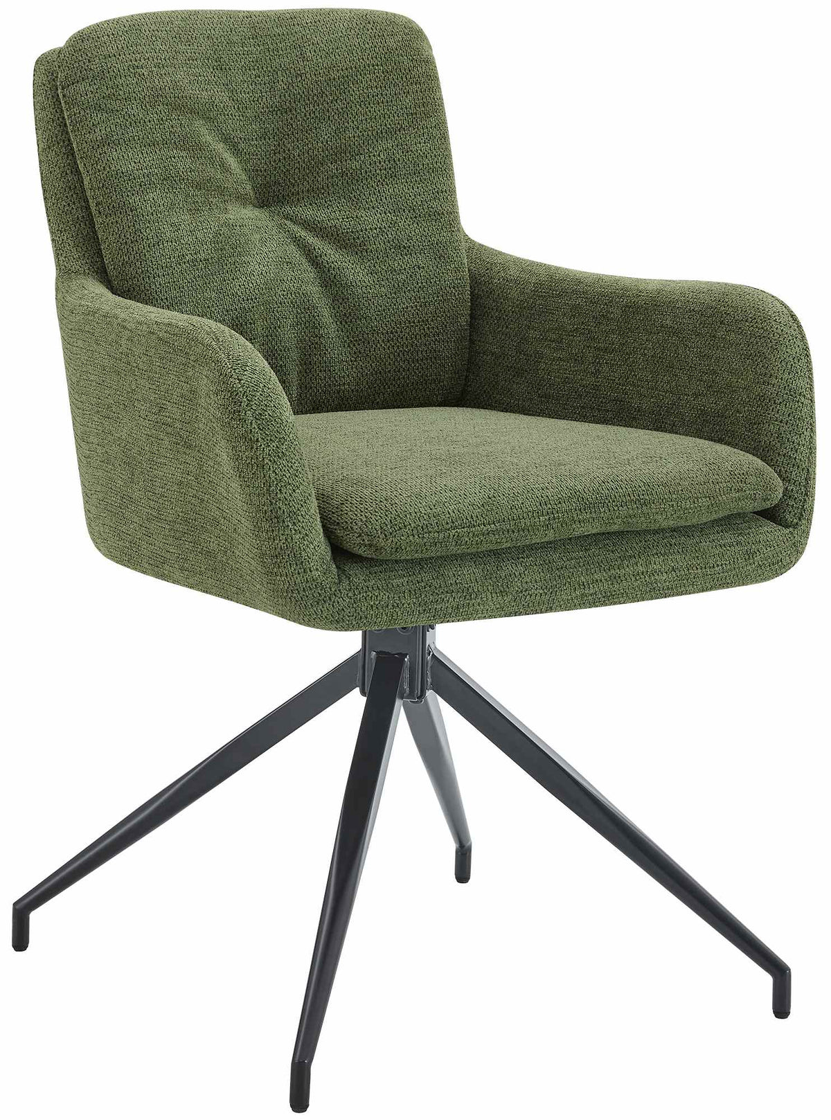 Eetkamerstoel Pickett met stoffen bekleding