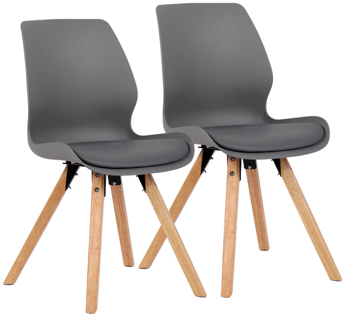 Set van 2 eetkamerstoelen Luna