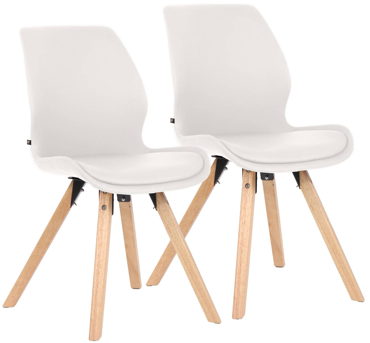 Set van 2 eetkamerstoelen Luna