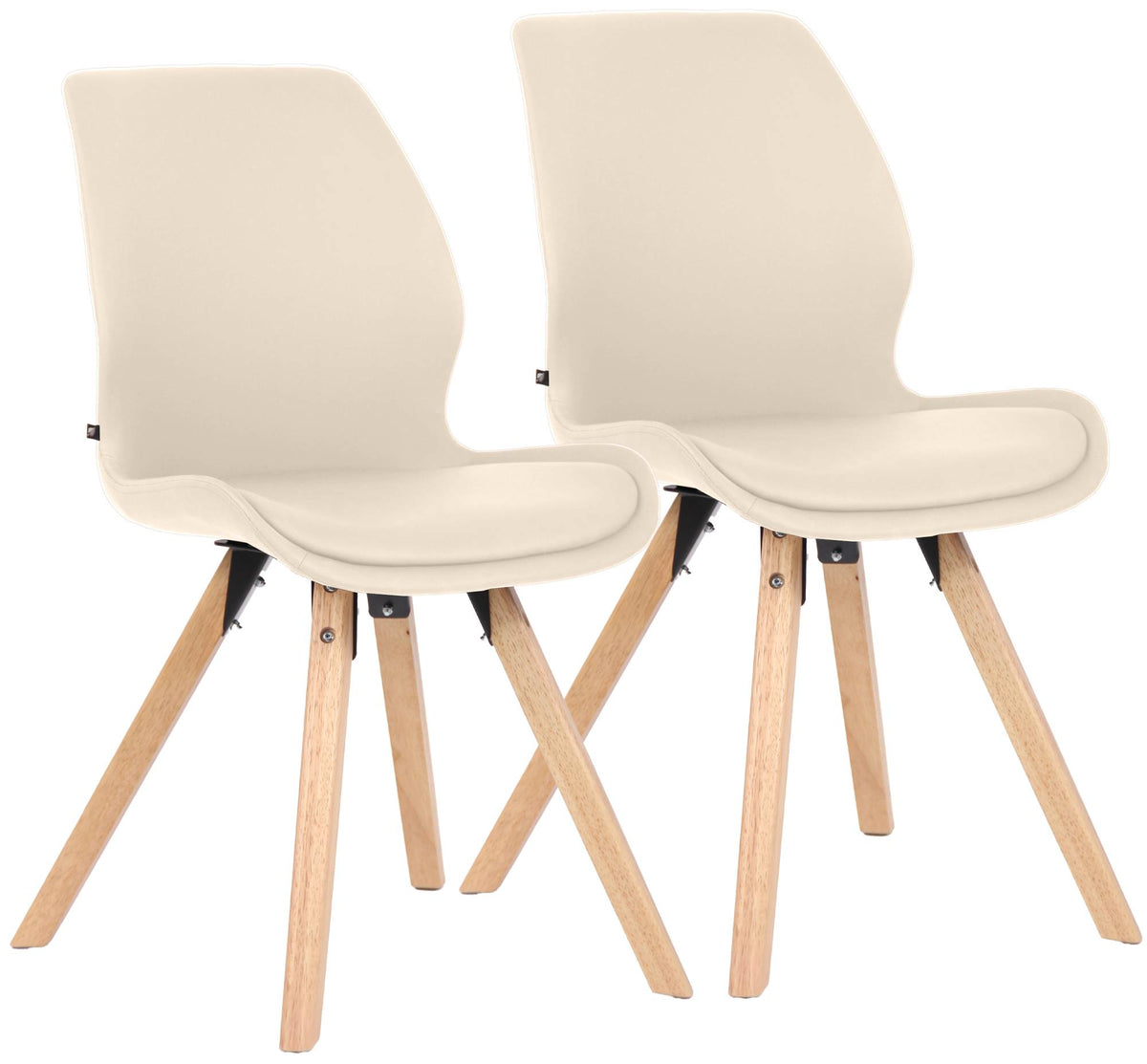 Set van 2 eetkamerstoelen Luna