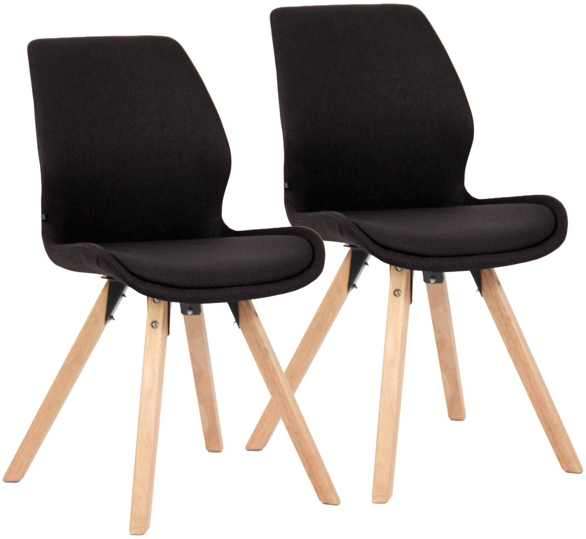 Set van 2 eetkamerstoelen Luna