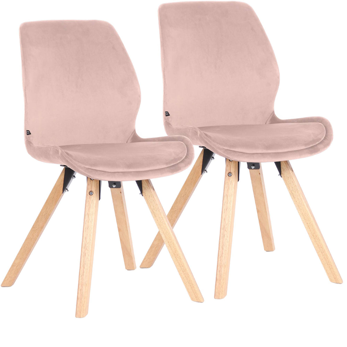 Set van 2 eetkamerstoelen Luna