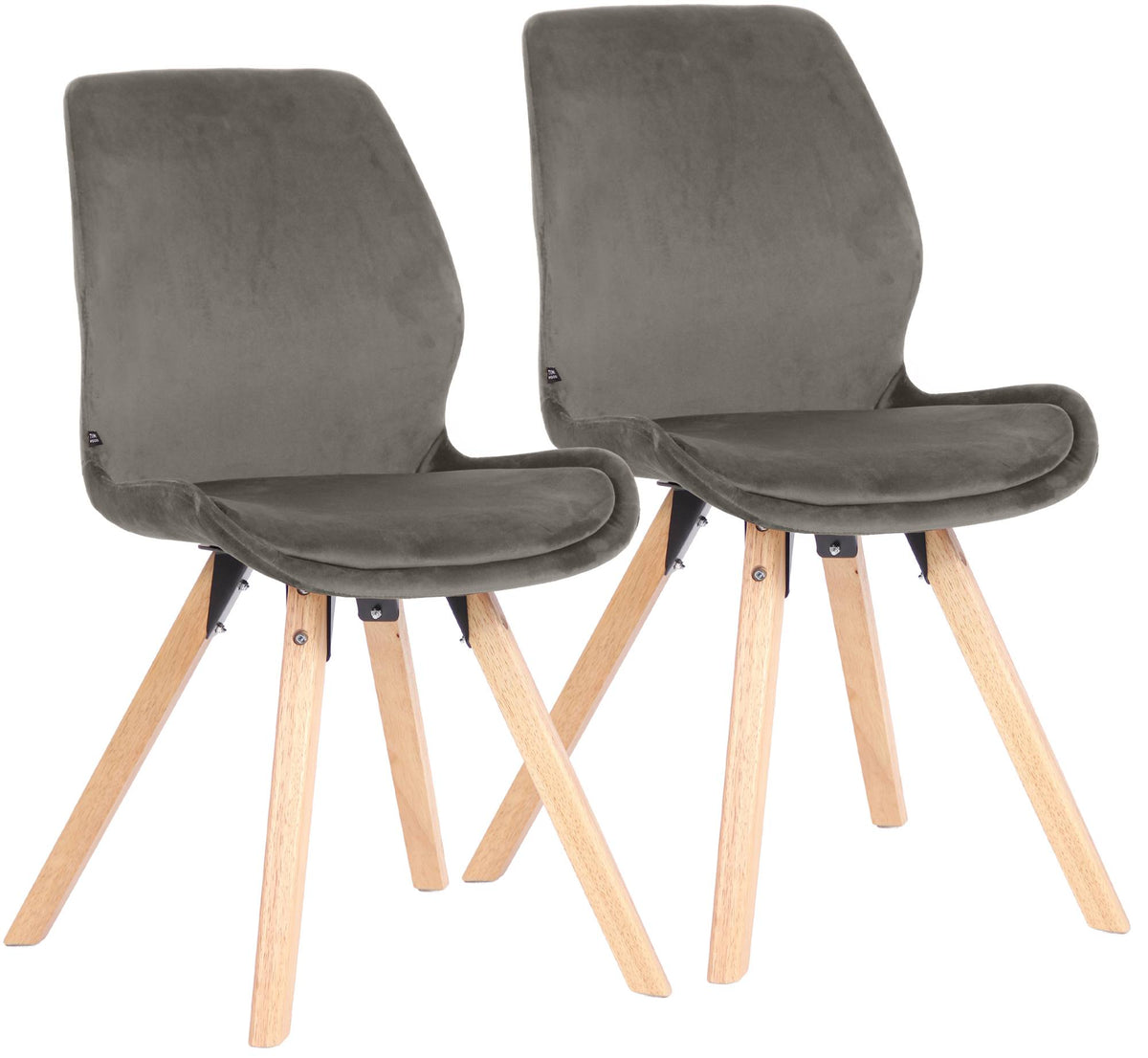 Set van 2 eetkamerstoelen Luna