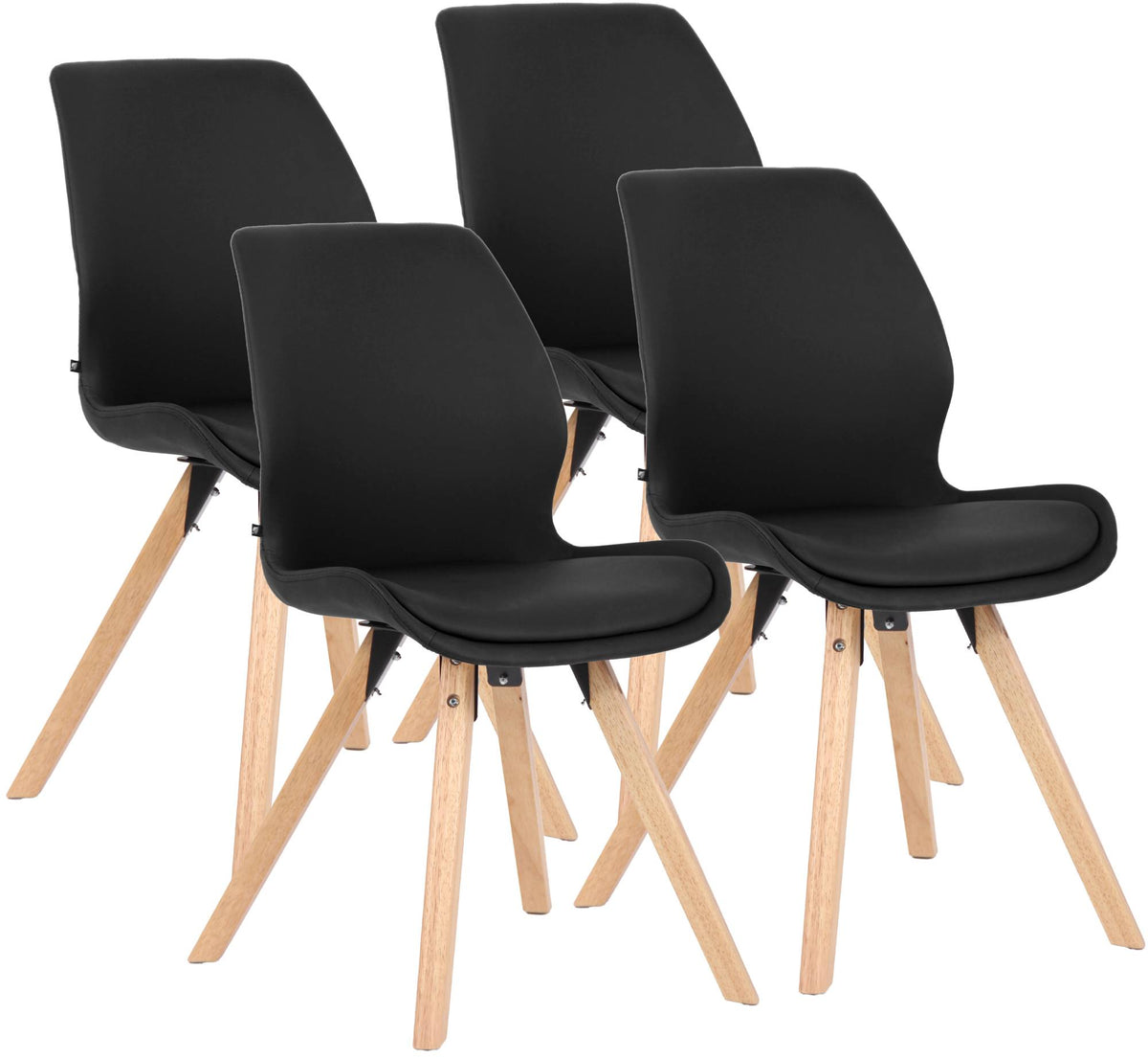 Set van 4 stoelen Luna