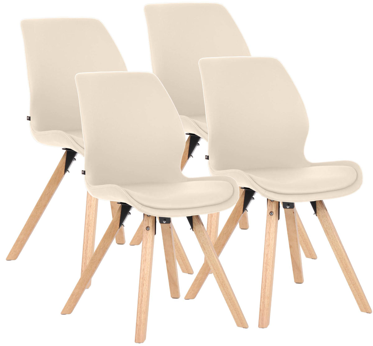 Set van 4 stoelen Luna