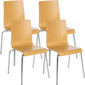 Set van 4 stapelstoelen Gahanna