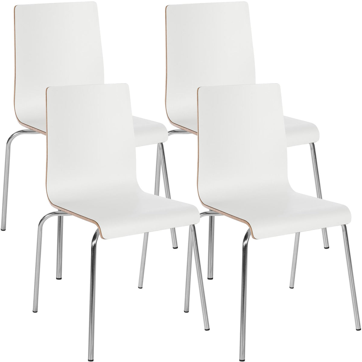 Set van 4 stapelstoelen Gahanna