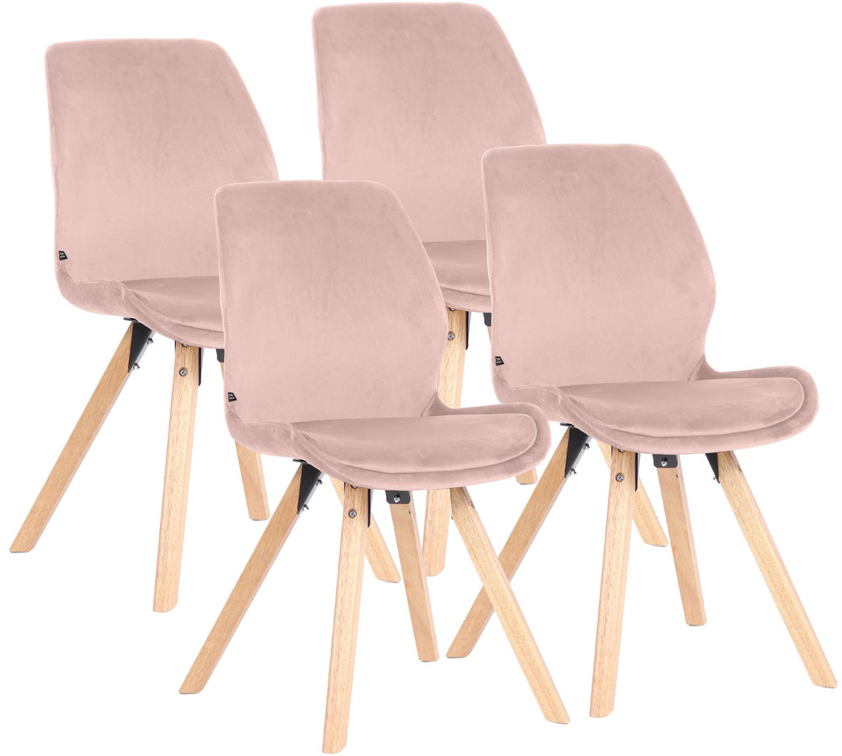 Set van 4 stoelen Luna