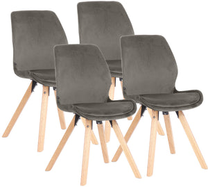 Set van 4 stoelen Luna