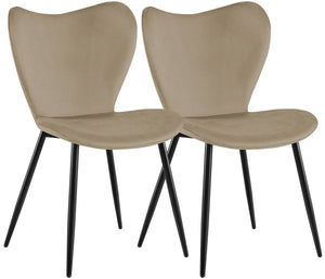 Set van 2 eetkamerstoelen Maika