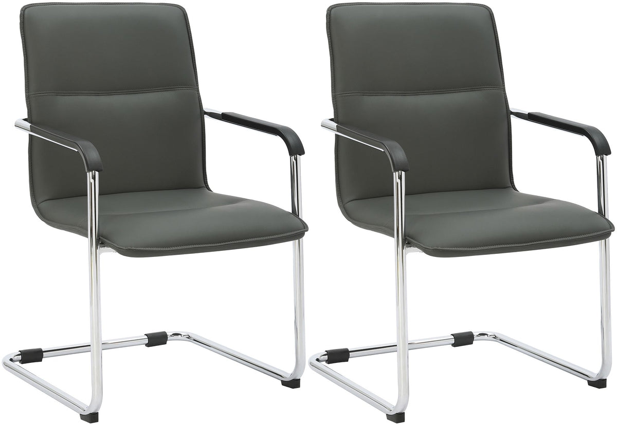 Set van 2 sledestoelen Seattle kunstleer