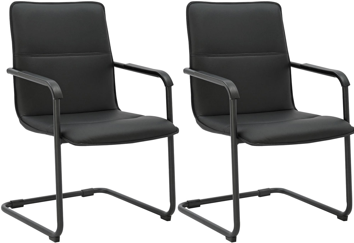 Set van 2 sledestoelen Seattle kunstleer