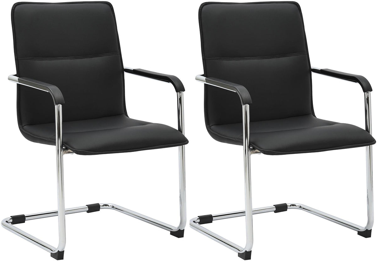 Set van 2 sledestoelen Seattle kunstleer