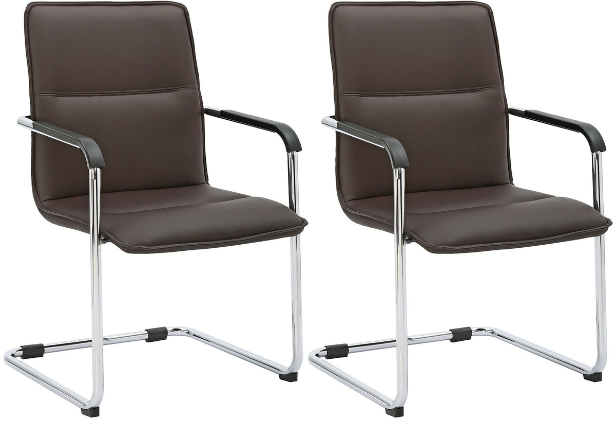 Set van 2 sledestoelen Seattle kunstleer