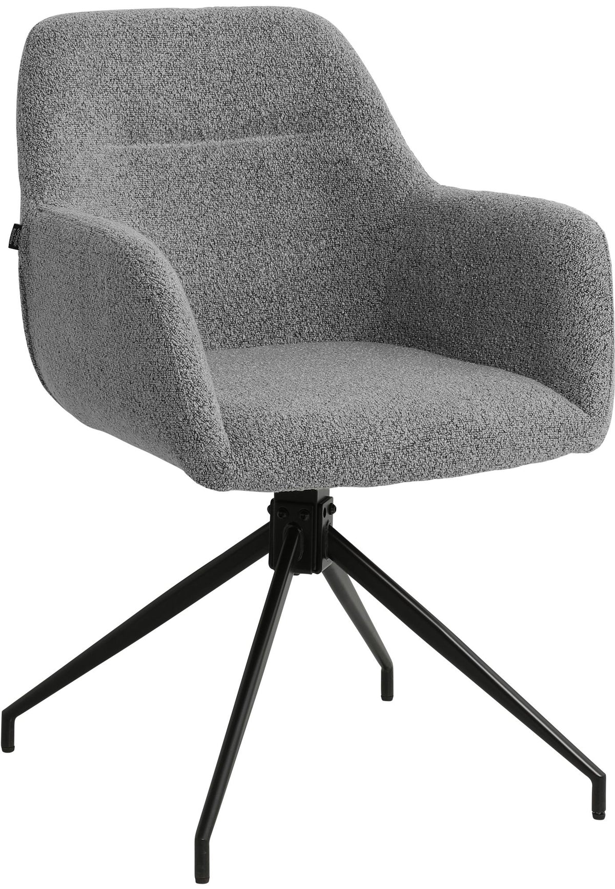 Eetkamerstoel Merlinda met bekleding van teddystof