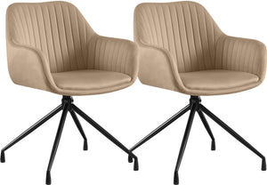 Set van 2 eetkamerstoelen Novanis